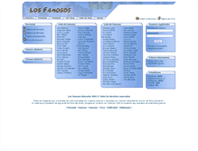 Tablet Screenshot of los-famosos.com